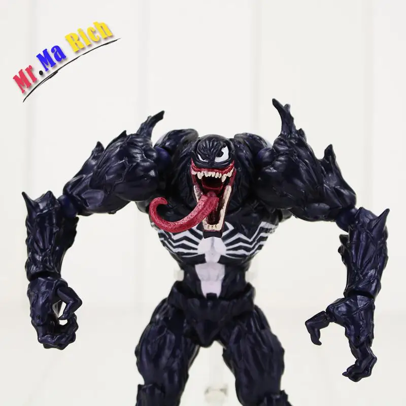 В коробке Revoltech Venom No.003 Человек паук No.002 игрушка действие|spiderman toys|action mantoys spiderman |