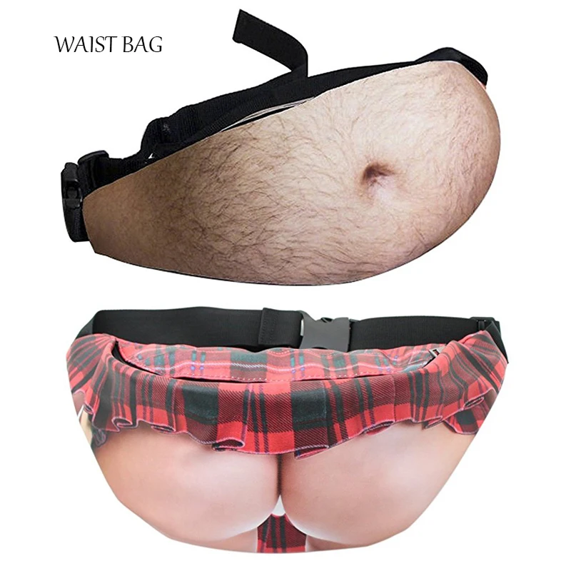 

Free shipping Dad Bod Bag Fanny Pack Beer Belly Waist Packs Traveling Fanny Bags applerclothing