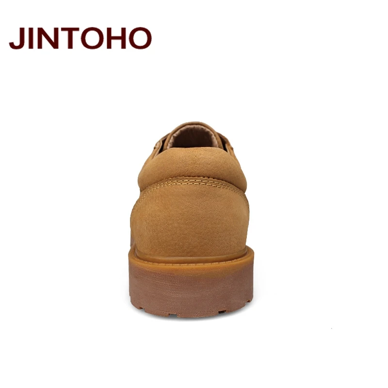 JINTOHO/Мужская обувь большого размера; мужские мокасины из высококачественной натуральной кожи; дизайнерские мокасины из итальянской кожи; кожаная обувь ручной работы
