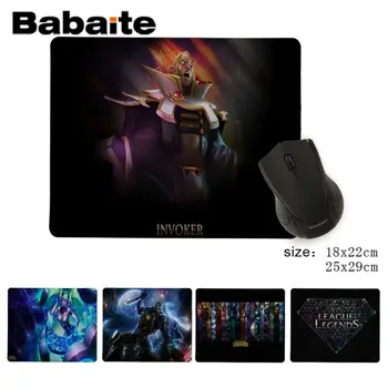 

Babaite In Stocked LOL Logo Customized laptop Gaming mouse pad DIY Design Pattern Game No Lockedge mousepad
