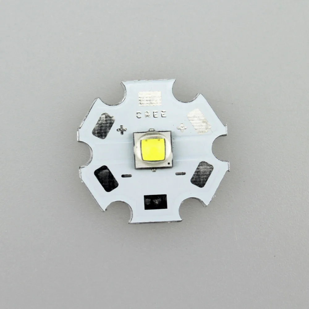 1X CREE XM L2 U3 светодиодный излучатель холодного белого света с алюминиевой греющей