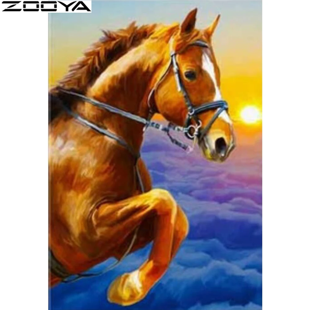 

ZOOYA Hot Selling 5D Diy Diamond Painting Cross Stitch Diamond Embroidery Diamond Mosaic Needlework Picture Animal House R012