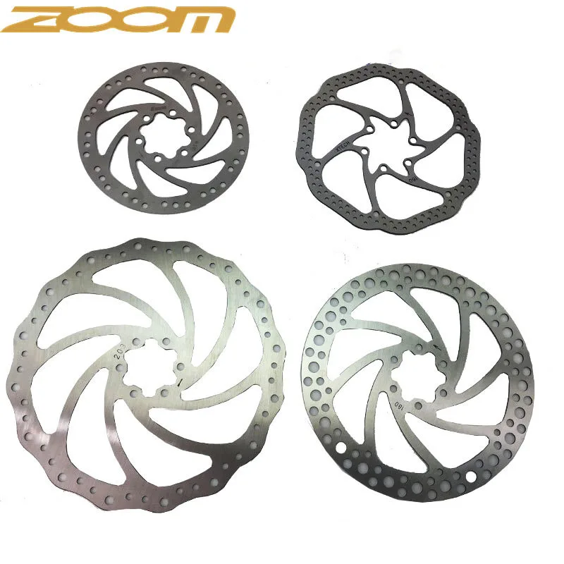 

ZOOM MTB/road disc brake/cyclocross bike brake disc,44mm 6-bolt,centerline 160mm 180mm bike brake rotor,with screws