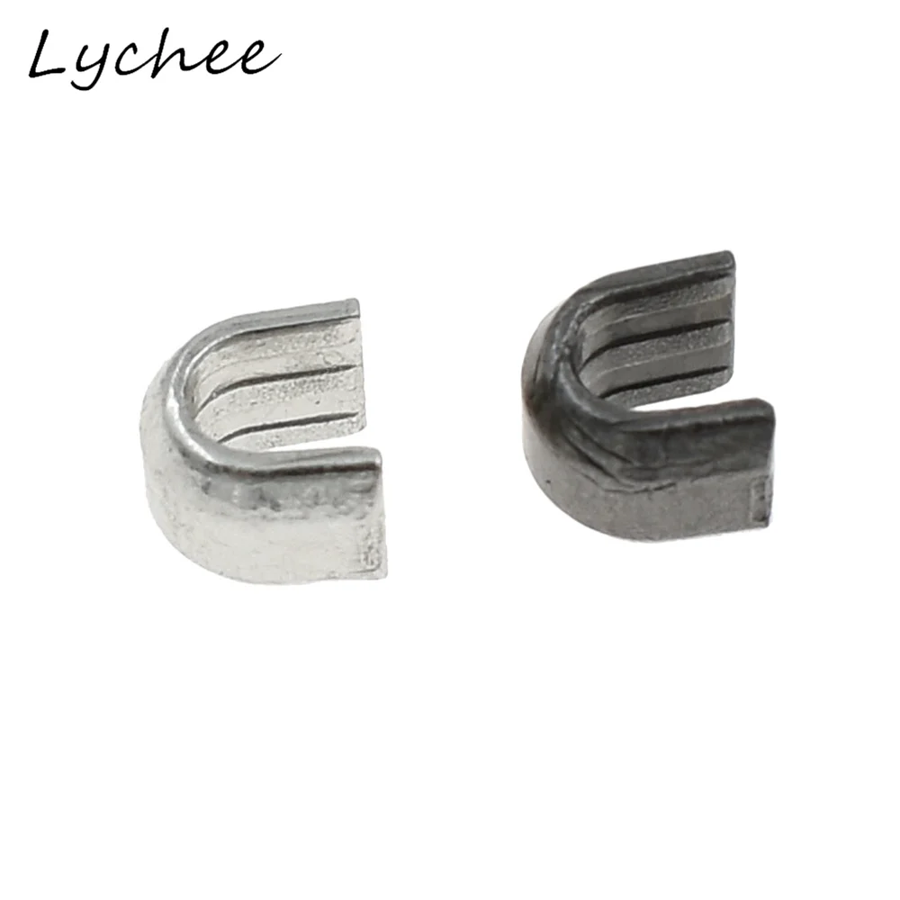 Lychee 150 шт. 5 # Высококачественная U образная металлическая застежка молния стопор