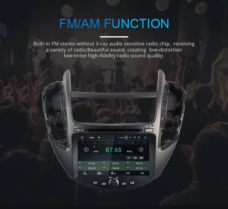 Discount DASTON Android 9.0 Car Multimedia Player For Chevrolet Trax Tracker Holden 2013-2017 2Din Car Radio GPS Stereo DVD 4G+32G 8 Core 8