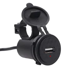 12V Wasserdicht Motorrad Motorrad Lenker Ladegerät Adapter Netzteil Buchse für Telefon GPS MP4 DC 5V 2.1A Großhandel(China)