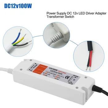 

ELE LED Driver AC 110V 220V to DC12V Led Power Adapter Transformers for LED Strip 18W 28W 48W 72W 100W Power Supply