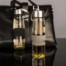 Чай прочный с двойными стенками Стекло креативное цветное прозрачное стекло es Крышка для чашек Cam бардак стеклянная посуда Бутылка стеклянные принадлежности 60M1058