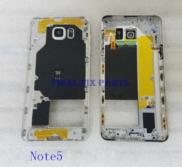 

Middle Frame Housing For Samsung Galaxy Note 5 N920 Mid Frame Bezel Chassis With Small Parts + Camera Glass Lens + Button Parts