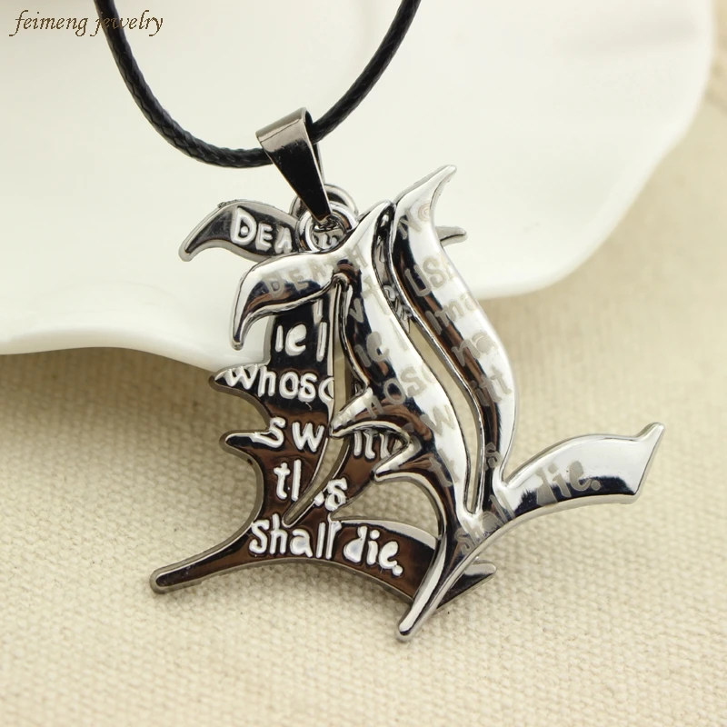 

Death Note Double l Yagami Non-Mainstream Necklace Smart Anime Fashion Jewelry Pendant Cosplay Unisex Accessories
