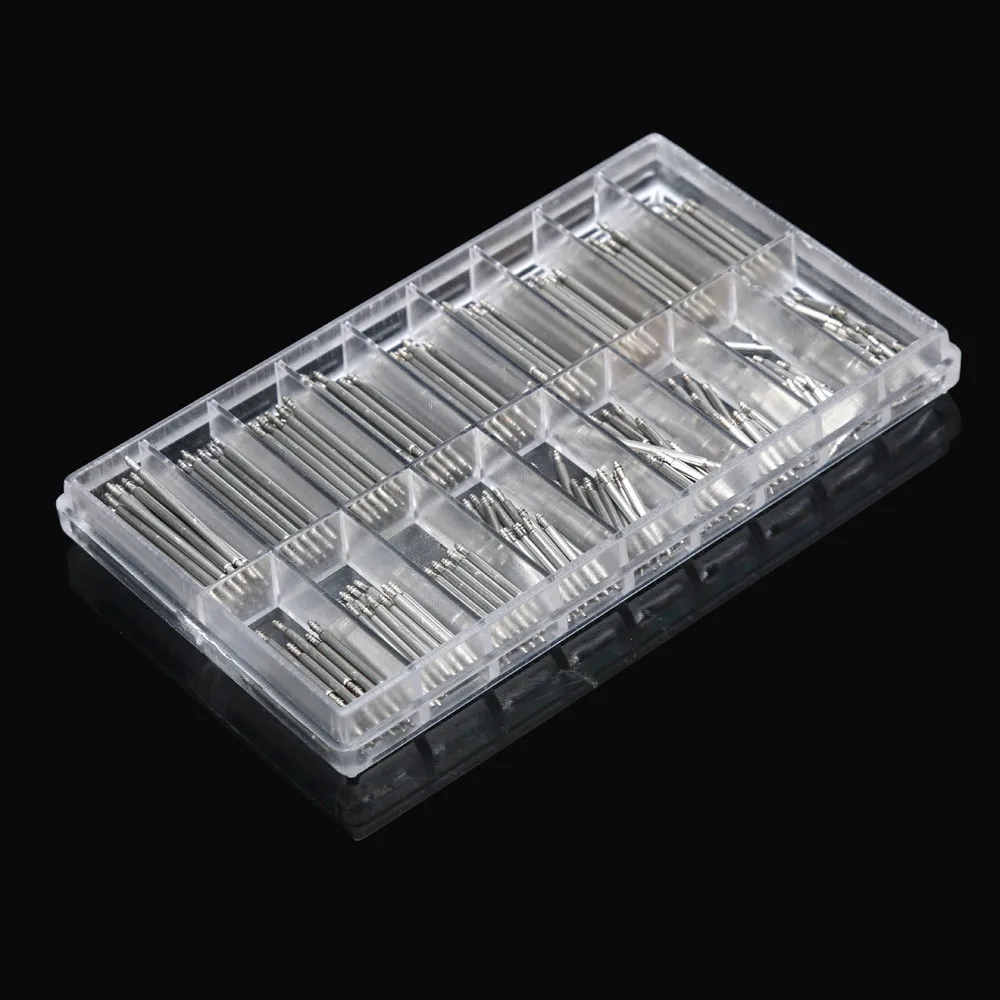 

180/360 pcs Stainless Steel Spring Bar Kit Set 8-25mm Watch Band Spring Bars Strap Link Pins Repair Watch Link Pins Tool Sets