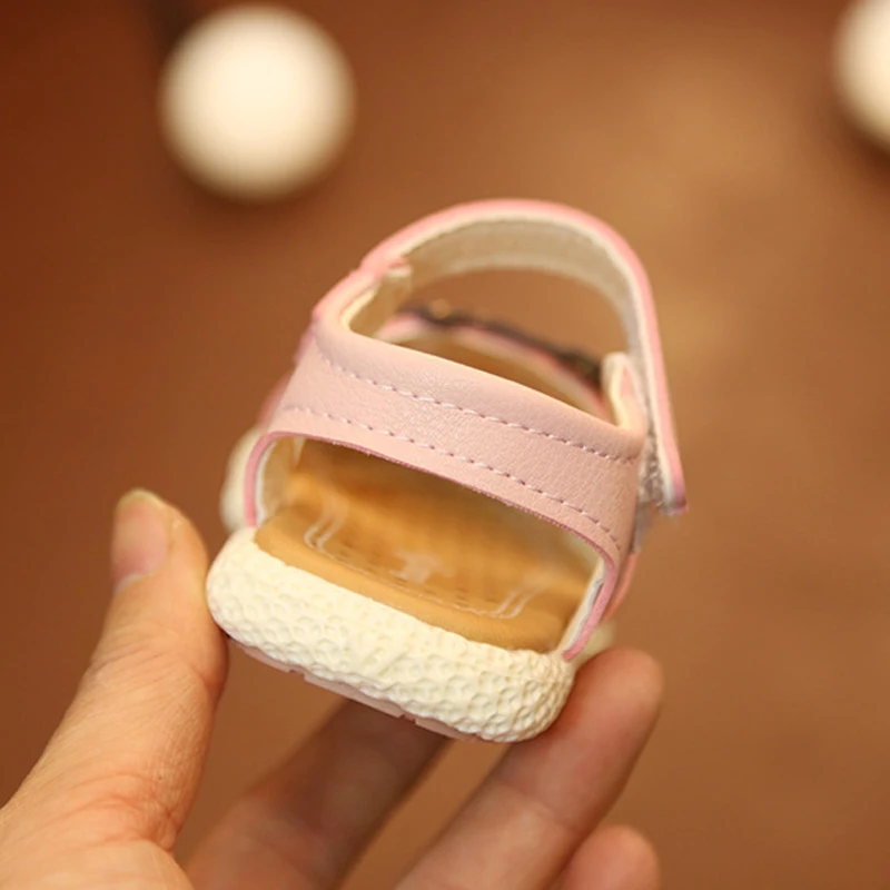 Newest Summer Kids Shoes 2019 Fashion Leathers Sweet Children Sandals For Girls Toddler Baby Breathable Hoolow Out Cat Shoes