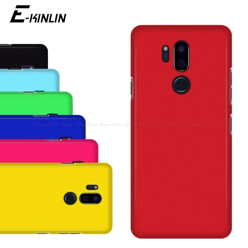 Ультратонкий матовый жесткий чехол для телефона LG Q8 Q7 Q7a Q6a Q6 Prime Alpha Noir G6 G7 Plus G8 ThinQ G5
