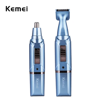 

2 in 1 Electric Nose Hair Trimmer Ear Hair Trimmer Sideburns Clipper Rechargeable Portable Nose Ear Hair Cutting Machine for Men