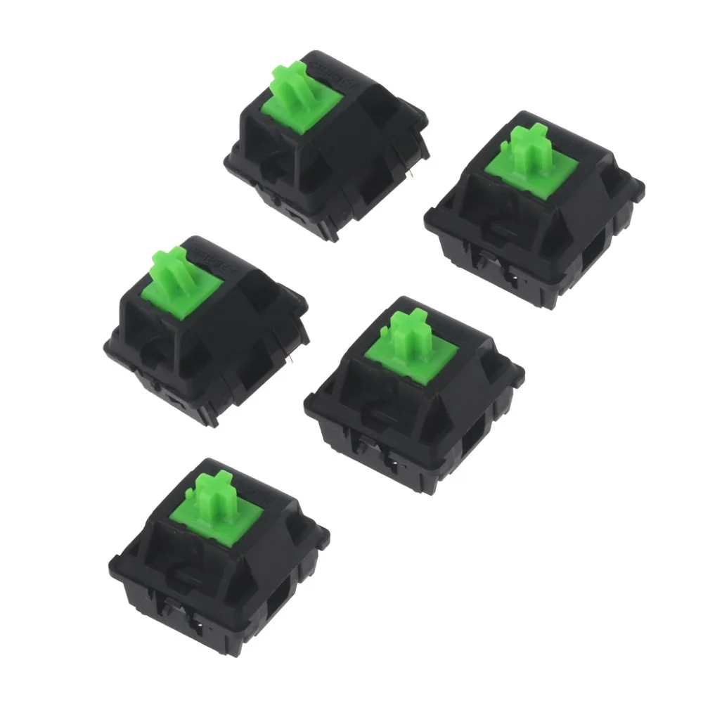 

5Pcs Greetech Green Switches Axis for Razer Gaming Mechanical Keyboard for Cherry MX 3pin Switch