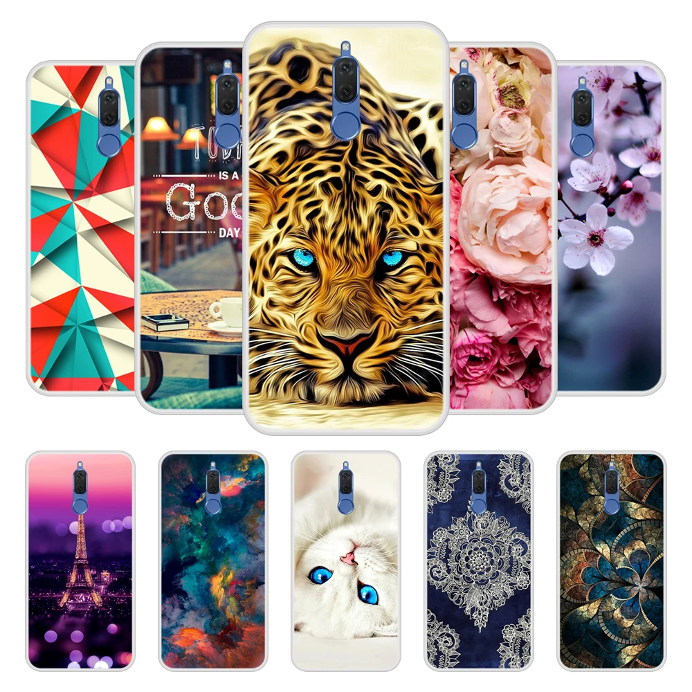 

Case For Huawei nova 2i Soft Silicone TPU Cool Pattern Printing Phone Cover For Huawei nova2i Case Cover