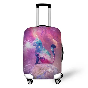 Constellation stars travel accessories suitcase protective covers 18-30 inch elastic luggage dust cover case stretchable bag pvc suitcase bag protective covers transparent rain dust luggage travel accessories wear resistant bag protect parts sleeve case