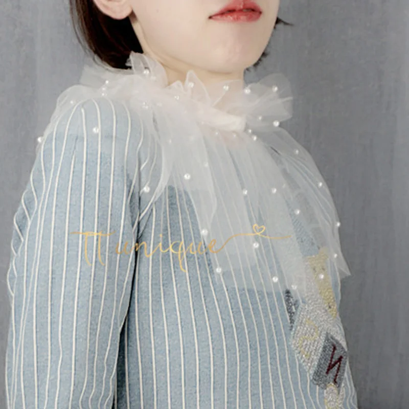 New cloak women blouse false collar women accessories fake Detachable shirt autumn organ plait large shawl elegant beauty class New cloak women blouse false collar women accessories fake Detachable shirt autumn organ plait large shawl elegant beauty class