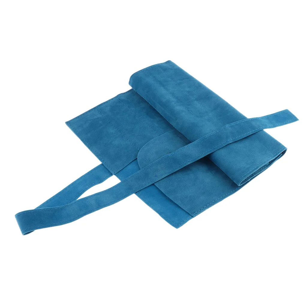 10 Pocket Roll Up Scissors Pouch Holster for Hairdressers, Salon Hair Stylist, PU