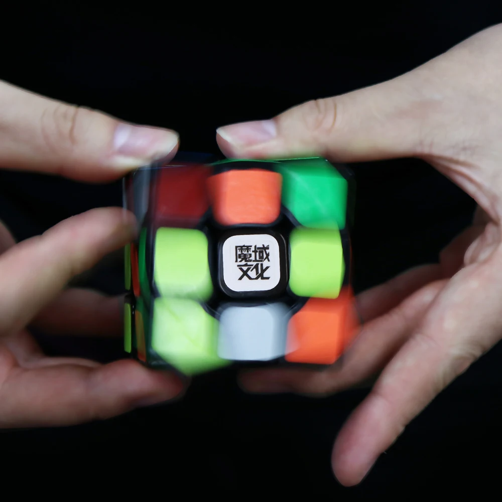 D FantiX Moyu Aolong V2 3x3 скоростной куб 3x3x3 магический Черный Улучшенный выпуск