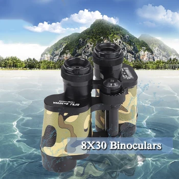 

8x30 Outdoor Sports Travel Hunting Low Light Binocular Telescope Prism Zoom Lens Metal Frame Top Quality Mitary Grade Binoculars