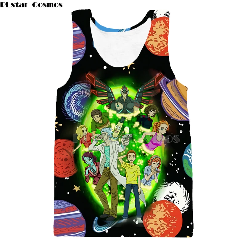 2019 New 3D Rick And Morty Hoodies Sweatshirt Men Women Funny Cartoon Print Hoodie Starry sky shirt  Harajuku Hip Hop Street-5