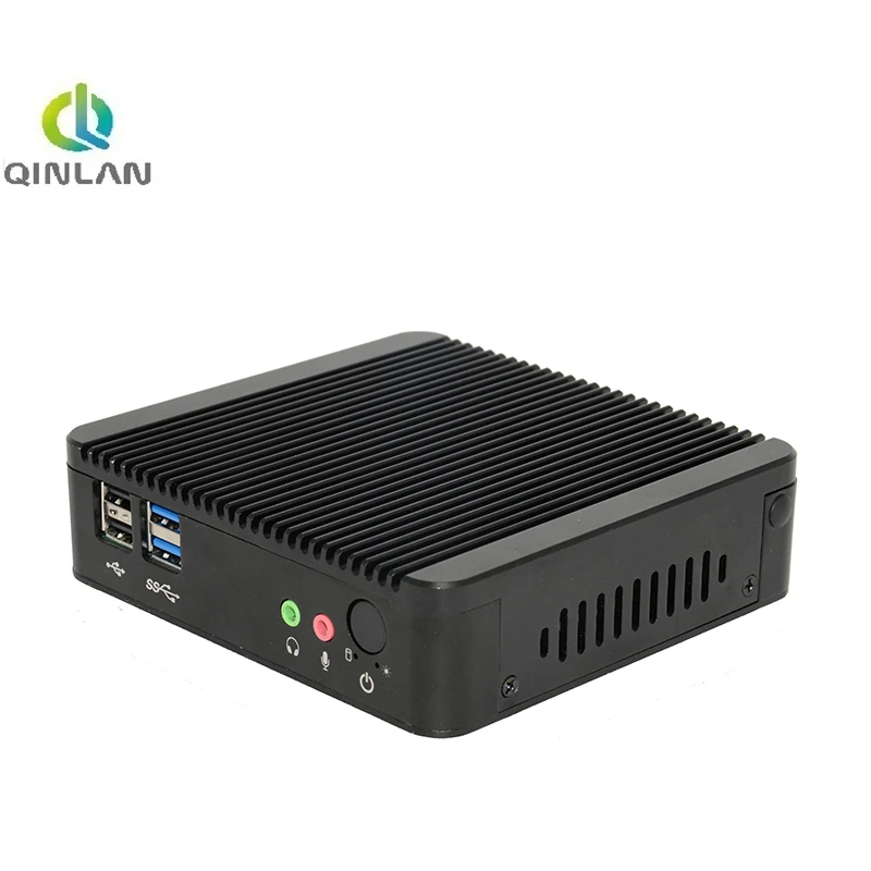 Fanless Mini PC With Intel Celeron J1900 Quade Core 4 Threads Support Windows Linux WIFI 5