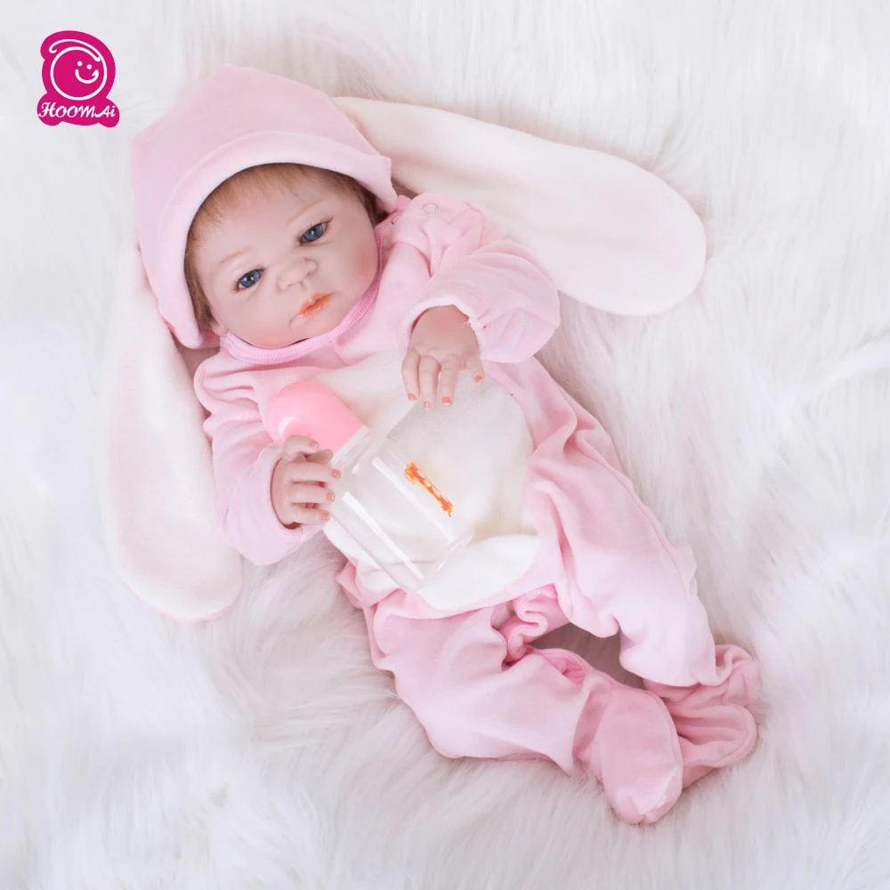 2" силиконовые игрушки Reborn Baby Doll 55 см Полный винил принцесса Младенцы Куклы Дети подарок на день рождения ребенок игровой дом игрушка