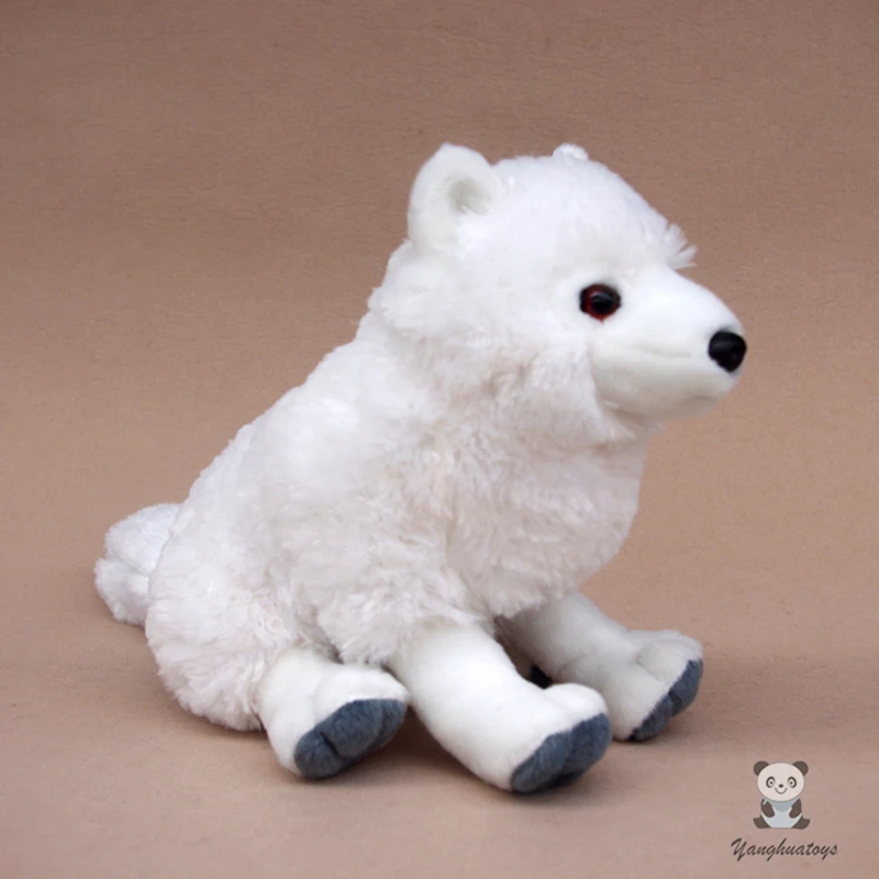 white fox stuffed animal