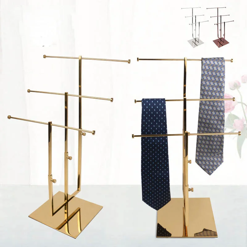 2pcs Stainless Steel Scarf Racks Hanger Scarves Tie Jewelry necklace