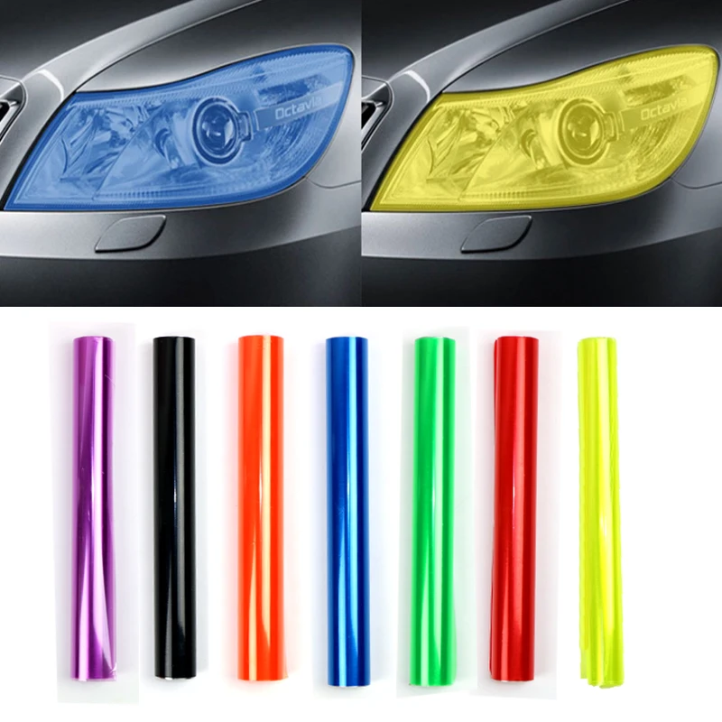 30cmX 100cm Motorcycle Auto Car Light Headlight Taillight Color Tinting