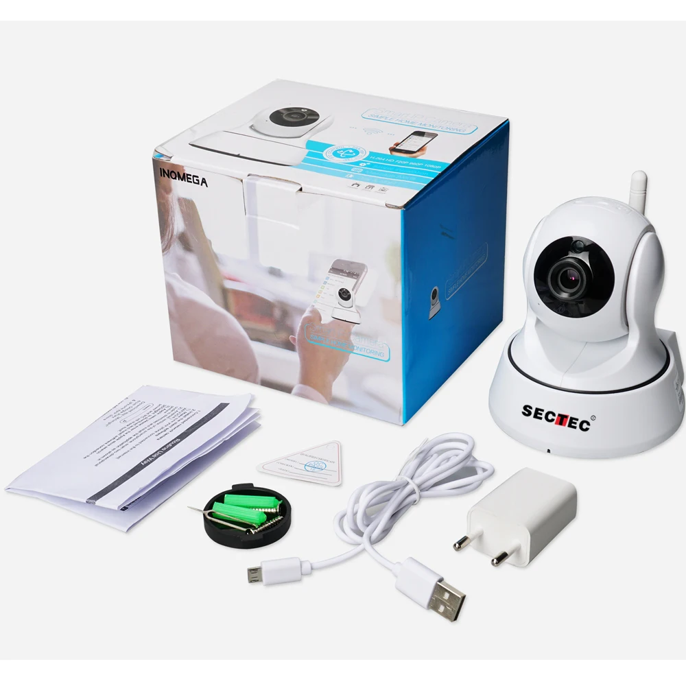 SECTEC 720P домашняя беспроводная ip камера видеонаблюдения сеть WiFi детский монитор