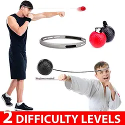 Высокое качество мяч для борьбы боксерское оборудование головная повязка для тренировки скорости рефлектора боксерский удар Муай Тай