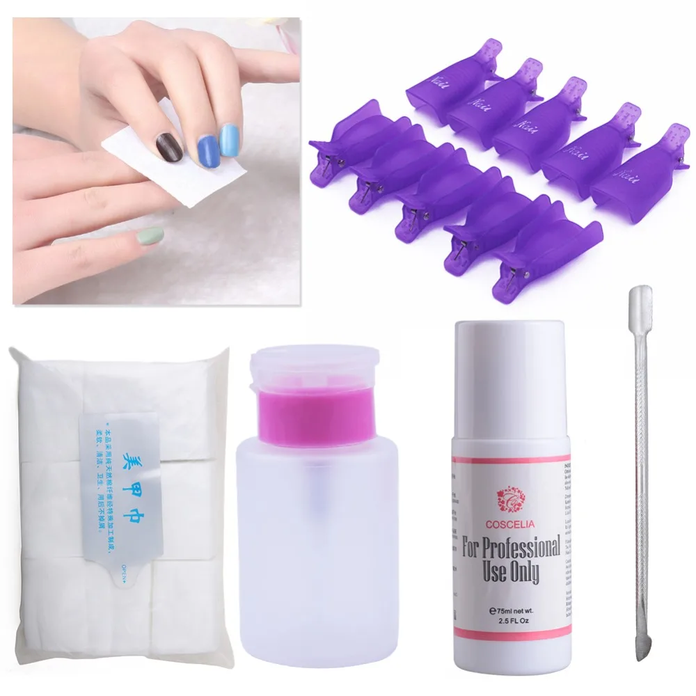 Lint Free Wipes Remove Remover Gel Polish Wipes For Nail Art 900PC