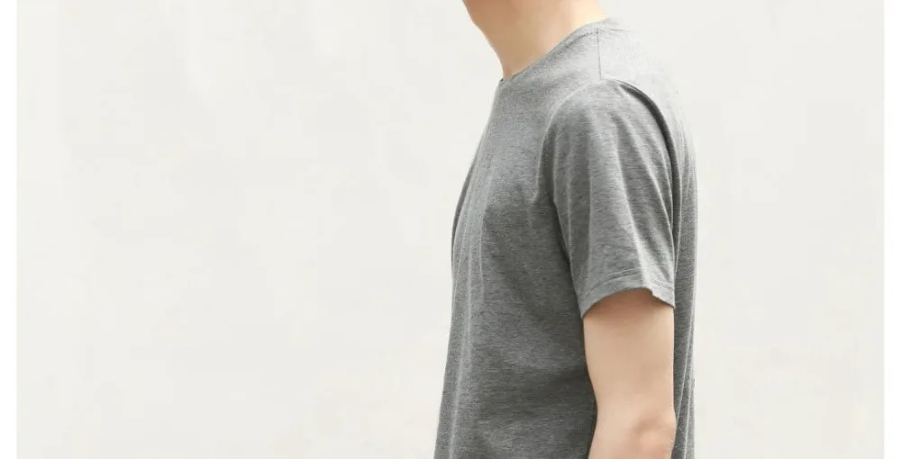 Xiaomi casa camiseta solta algodão confortável suave