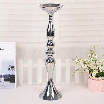 

Flower inserter Metal Candle Holder Flower Vase Rack Candle Stick Wedding Table Centerpiece 2019 Hot Sales