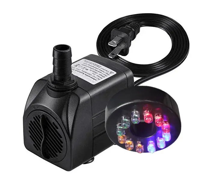 

AC220-240V Submersible Water Pump For Aquarium Fountain Fish Tank Pond Decoration Led Light Water Pump