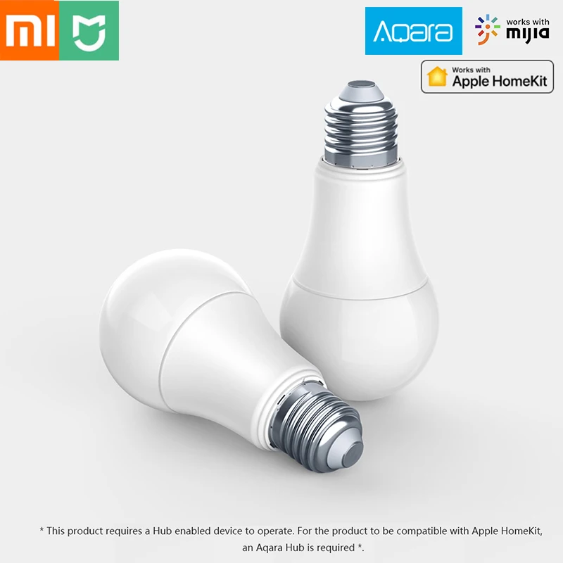 

XIAOMI Aqara 9W E27 2700K-6500K 806lum Smart White Color LED Bulb Light Lamp Work with Home Kits and MI Home APP