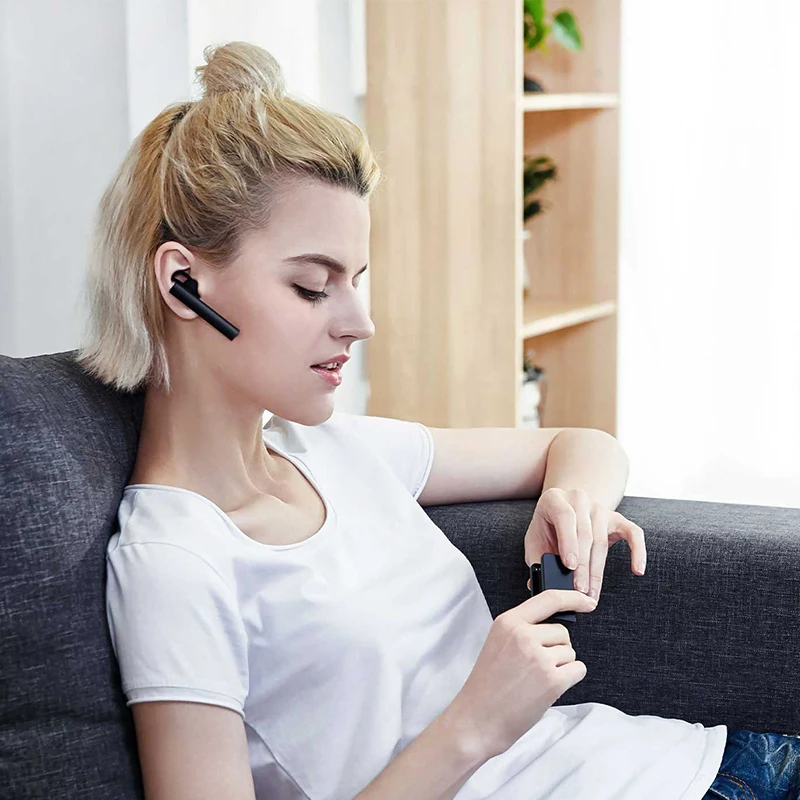 Мини Bluetooth наушники Xiaomi гарнитура Youth Versior модные Беспроводные с зарядным