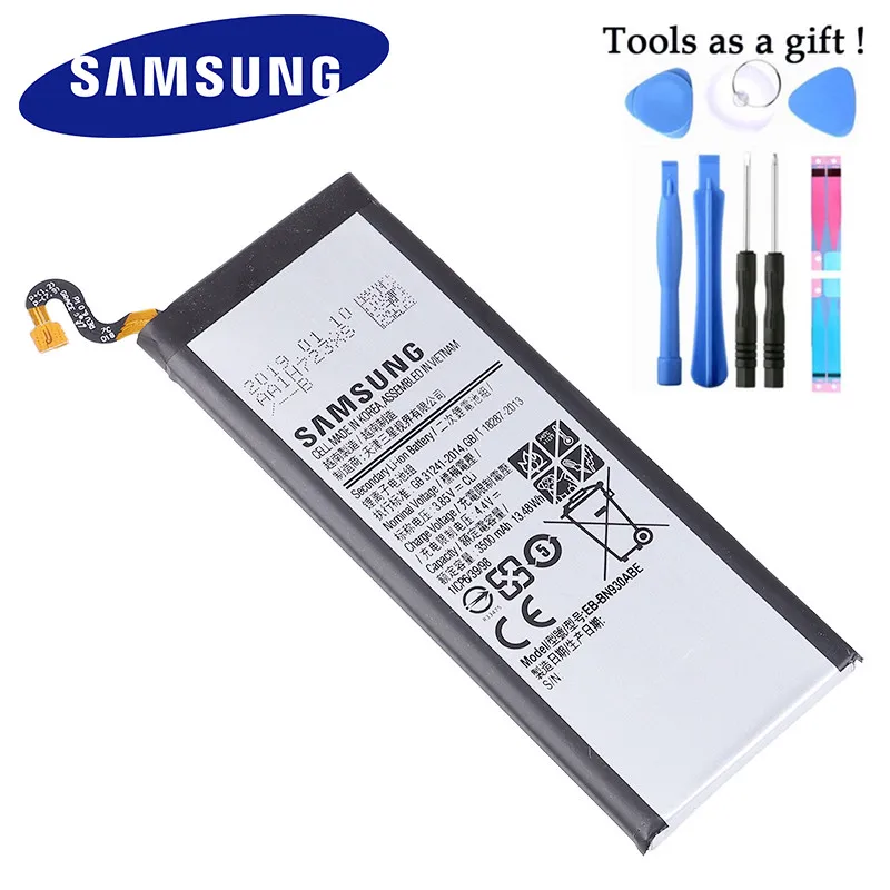 Сменный аккумулятор EB-BN930ABE EB-BN935ABA для samsung Galaxy Note 7 Galaxy Note fe N935 3500 мАч+ Бесплатные инструменты