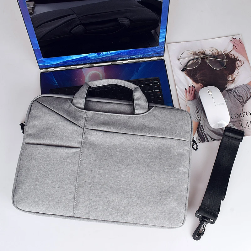 Чехол для ноутбука сумка Macbook Air Pro 13 Retina портфель 14 3 15 4 6 через плечо