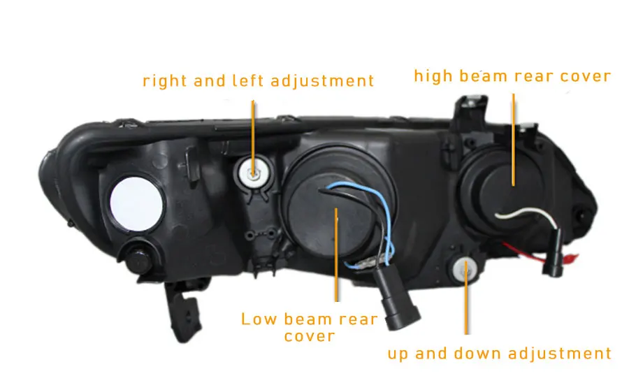 2 шт. светодиодный фары для Honda Civic 2007-2011 светодиодный автомобильный фонарь ангельские глазки ксенон HID комплект Противотуманные фары светодиодный дневные ходовые огни