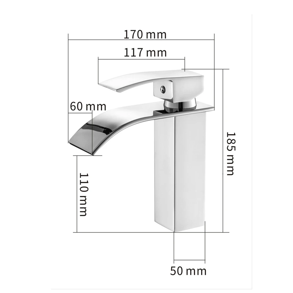 Wholesale And Retail Deck Mount Waterfall Bathroom Faucet Vanity Vessel Sinks Mixer Tap Cold And Hot Water Tap Torneira Cozinha1