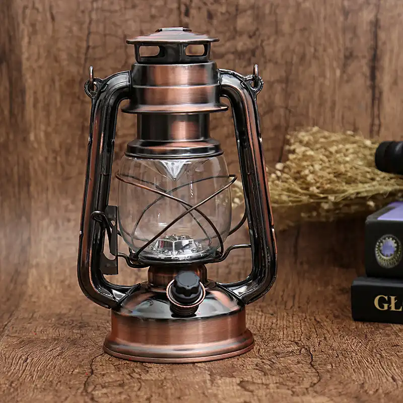 lampara led de hierro para decoracion de navidad candelabro de aceite vela de queroseno 2019 lampara portatil de alcohol iluminacion regalo de