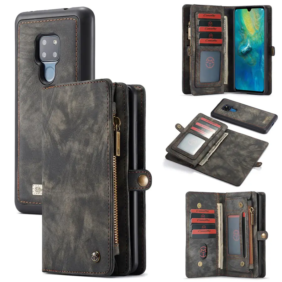 

For Huawei Mate 20 Mate 20 Pro Mate 20pro Mobile Phone Case Original Luxury Genuine Detachable Flip Wallet Leather Back Cover