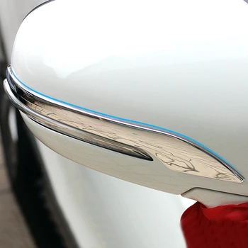 

High-quality For Suzuki sx4 s-cross 2014-2018 ABS Chrome Car rearview side mirrors strip cover Trim sticker Auto accessories