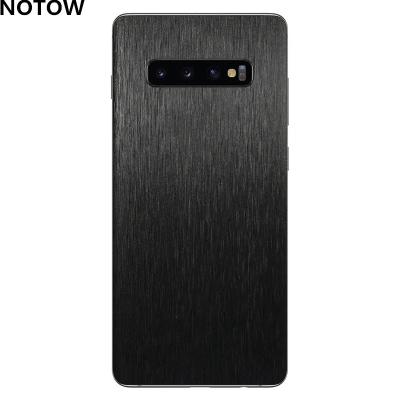 

NOTOW fashion Wire drawing membrane skins protective film mobile back protective sticker for samsung galaxy S10/S10E/S10Plus/S9