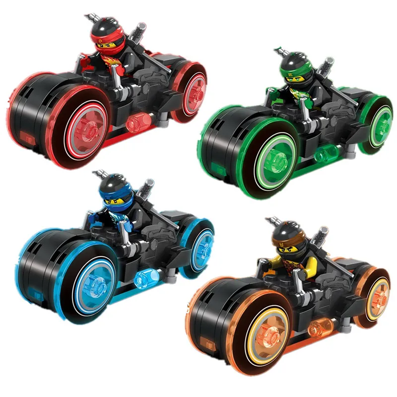 4Pcs-Ninja-Series-Kai-Cole-Jay-Zane-Lloyd-Nya-Motorcycle-Building-Blocks-Figures-Kids-Toy-Compatible