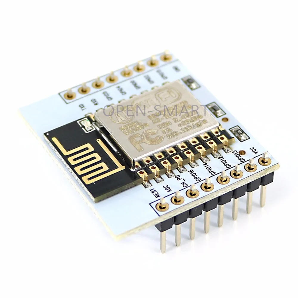 Беспроводной модуль приемопередатчика ESP8266 Wifi с антенной PCB + плата адаптера для