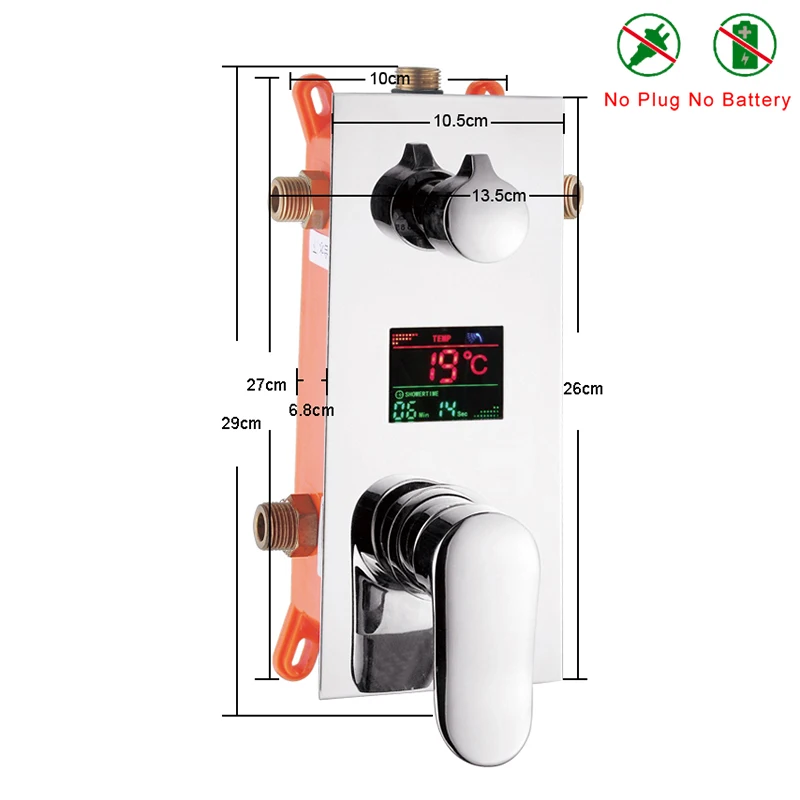 LCD-Digital-Display-Shower-Faucet-Set-12-LED-Shower-Head-3-Function-Faucet-Cartridges-Valve-360